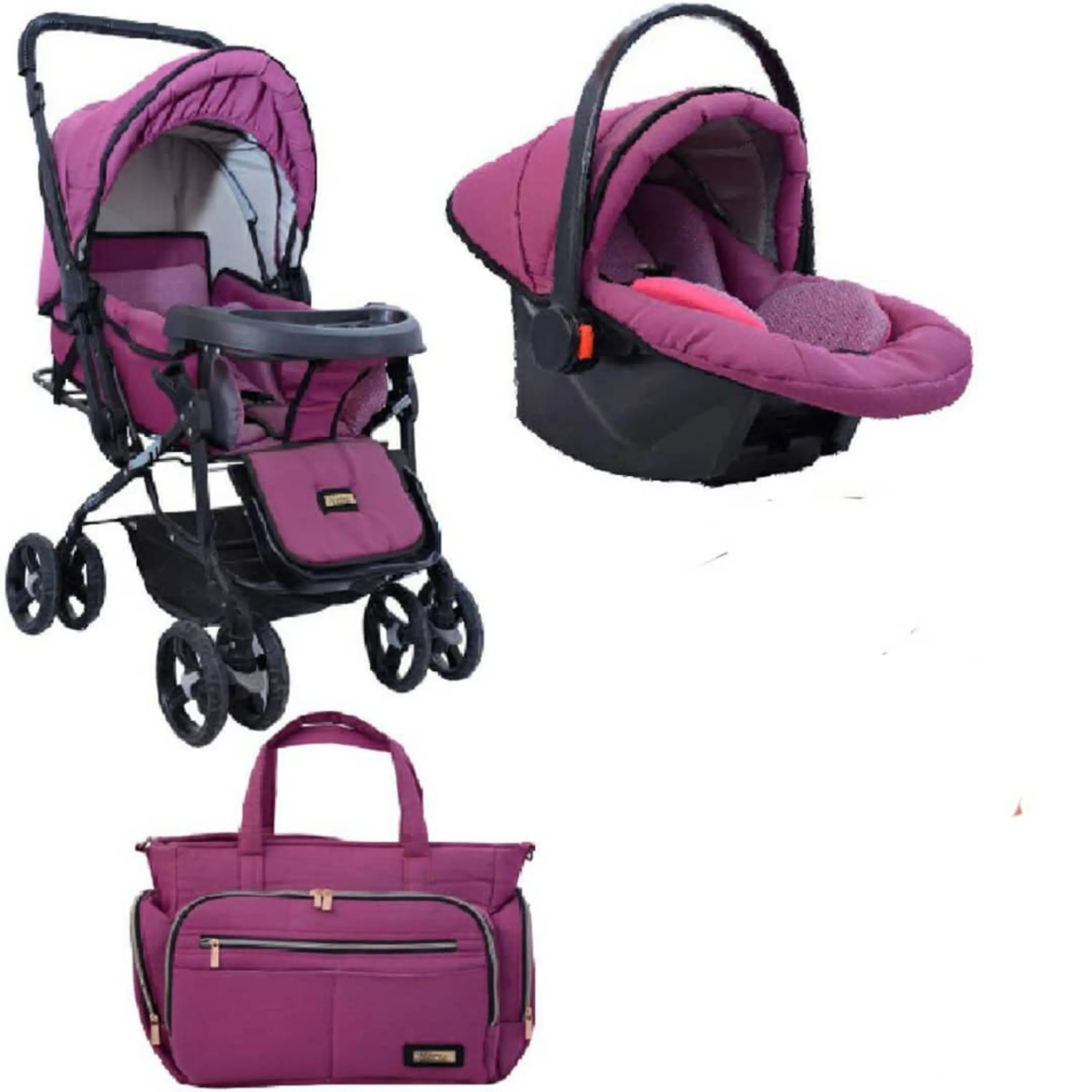 ست کالسکه دلیجان بنفش